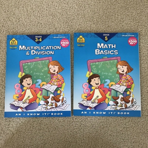 Lot of 4  A+ Kids Workbooks 3-6 - NEW  Math Basics - Picture 3 of 3